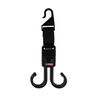 Nuby Deluxe Car Seat & Stroller Hooks, 2 Pack - Black