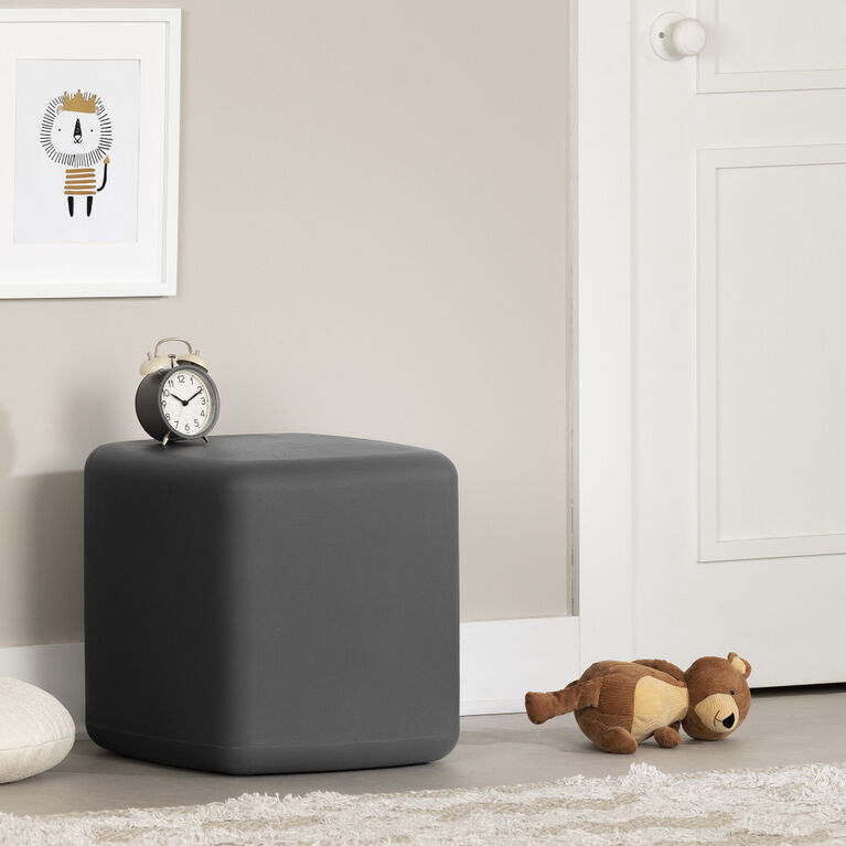 Sweedi Nightstand- Stool Dark Gray