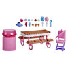 Disney Princess Comfy Squad Sweet Treats Truck, Playset with 16 Accessories, Pretend Ice Cream Shop