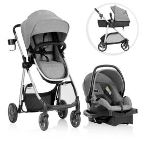 Système de voyage modulaire Evenflo Omni Plus avec siège d'auto pour bébé LiteMax Sport