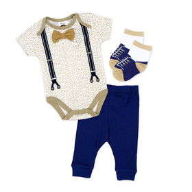 Petit tan nœud papillon ensemble 