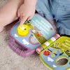 Fisher-Price Purple Monkey Musical Storybook Toy for Baby & Toddler with Lights & Sounds - English Edition
