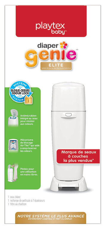 Diaper Genie Elite Diaper Pail - Designer White