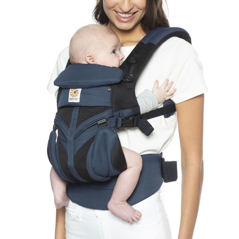Ergobaby Omni 360 Cool Air Mesh All-in-One Ergonomic Baby Carrier - Raven