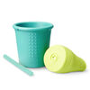 Tasse avec paille en silicone de 8 oz - Fresh Sea