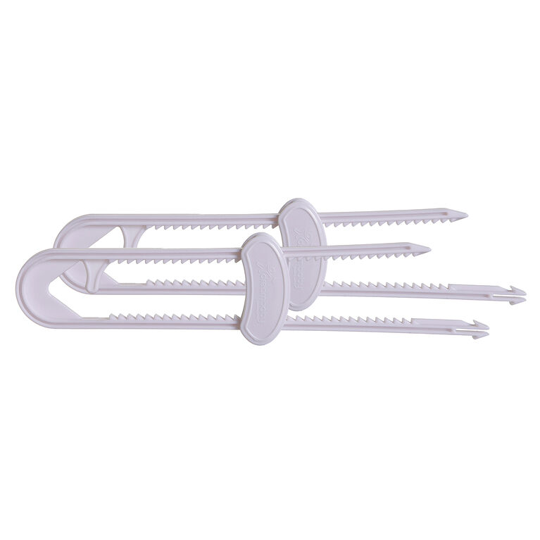 Verrou coulissant Dreambaby avec loquet - Paquet de 2