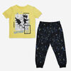 Batman 2 Piece PJ Set Yellow 5/6