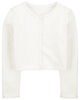 Carter's Button Front Cardigan Ivory 2T