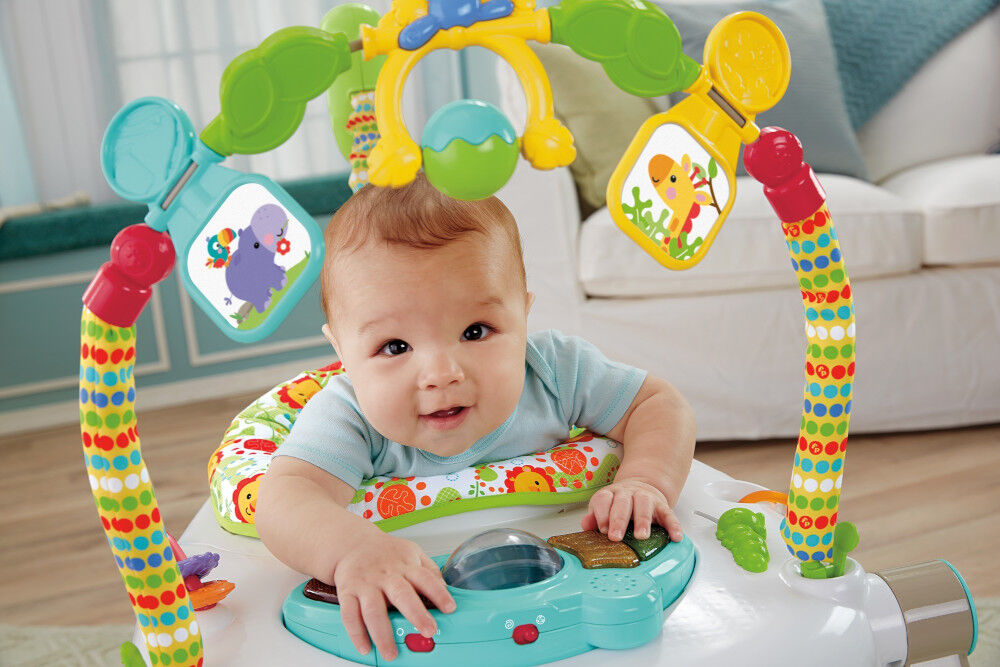 Fisher price jumperoo rainforest friends hot sale