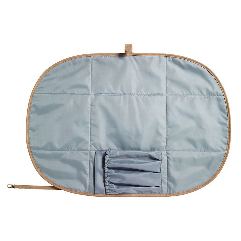 JJ Cole Changing Clutch Heather Grey with Tan Babies R Us Canada