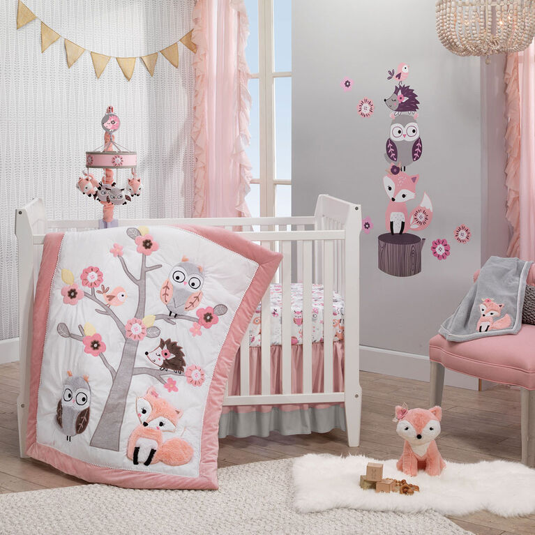 Lambs & Ivy - Friendship Tree 3-Piece Crib Bedding Set - Multicolor