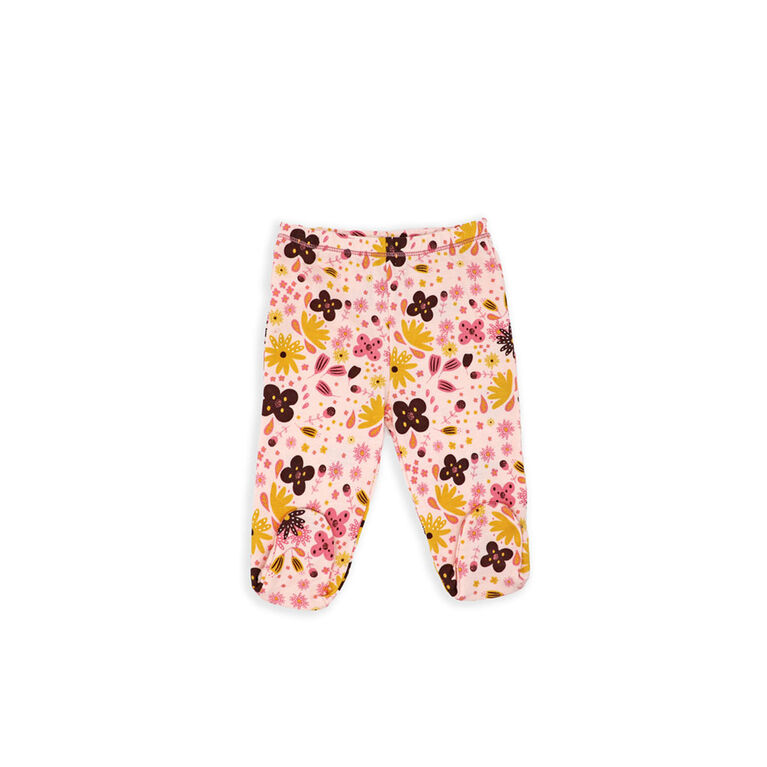 Sterling Baby  3 Piece Footed Set: Pink Kitty Newborn