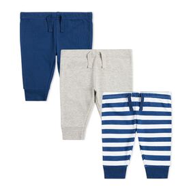 Ensemble de trois pack de pantalons Koala Baby couleur Bleu, 6-9M