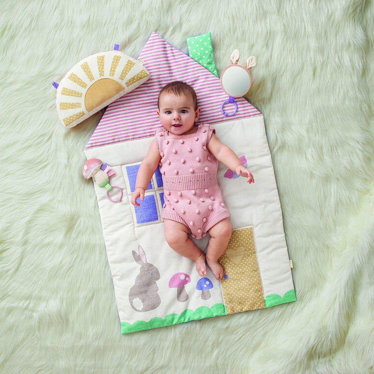 Ritzy Tummy Time Mat Pastel