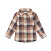 Rococo Flannel Shirt Brown 3/6M