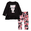 Ensemble Tunique Et Legging Nike - Noir/Rose, Taille 4T