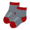 Mini Hop 3 Piece Bowtie Pant Set: Grey
