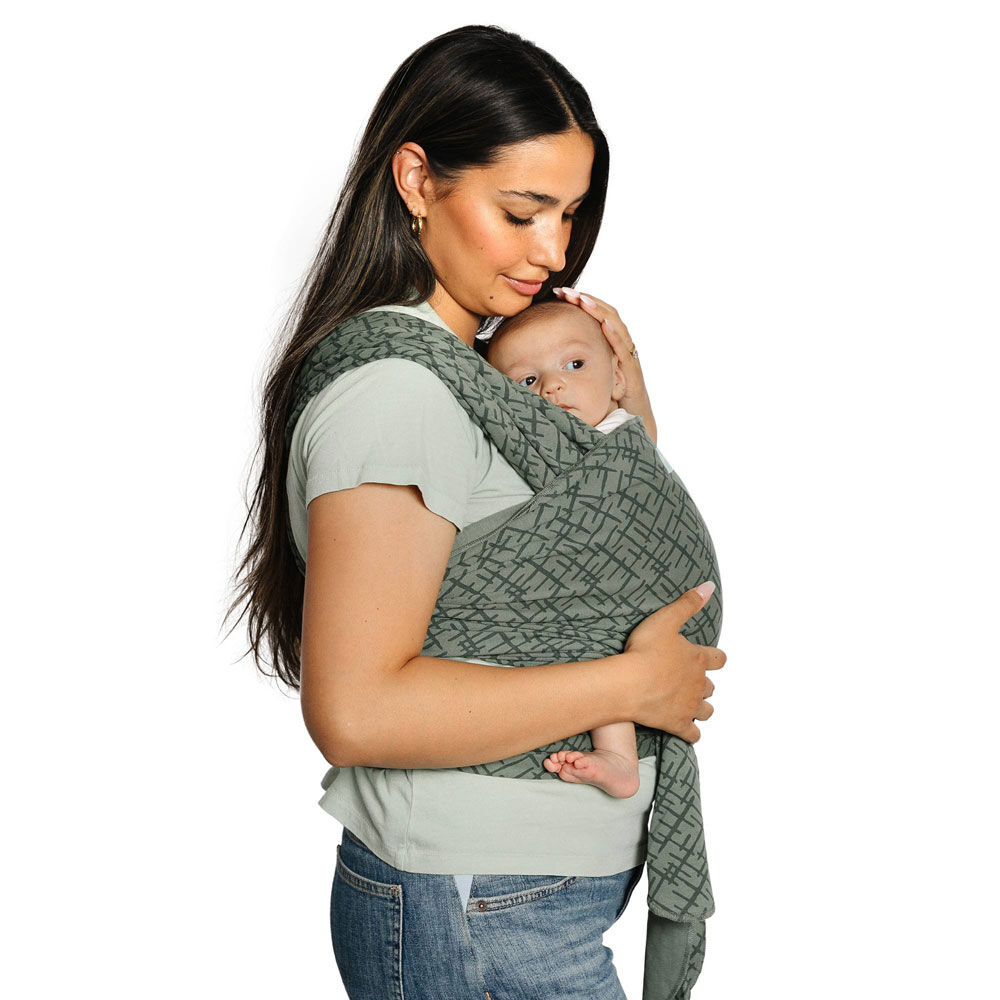 MOBY Classic Wrap Baby Carrier Olive Etch Babies R Us Canada
