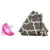 JJ Cole Vegan Leather Pacifier Pyramid - Stone Arbour