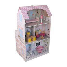 Dollhouse and Kitchen 2 in 1 playset