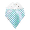 Bavoir Banda Bib, le bavoir bandana original, ensemble de 3 de Bazzle Baby - Mermaid