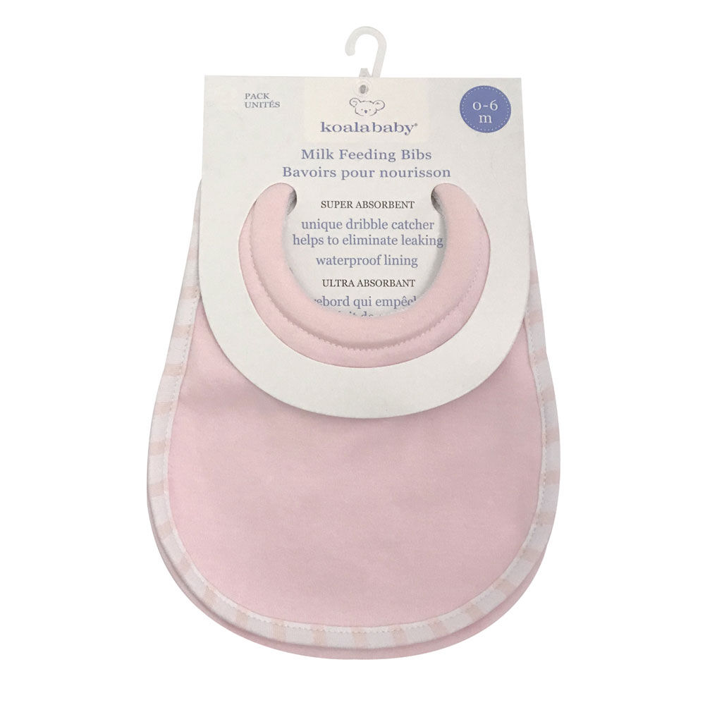 Koala Baby 2 Pack Milk Bib Pink Babies R Us Canada