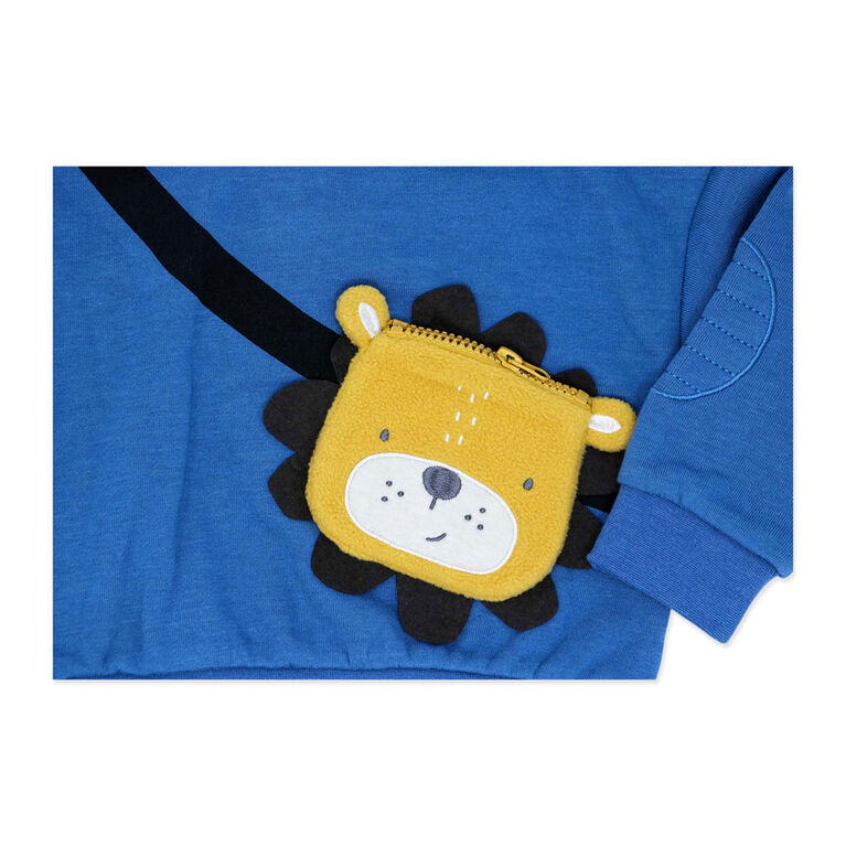 Lily & Jack Ensemble chandail 2 pièces : lion bleu