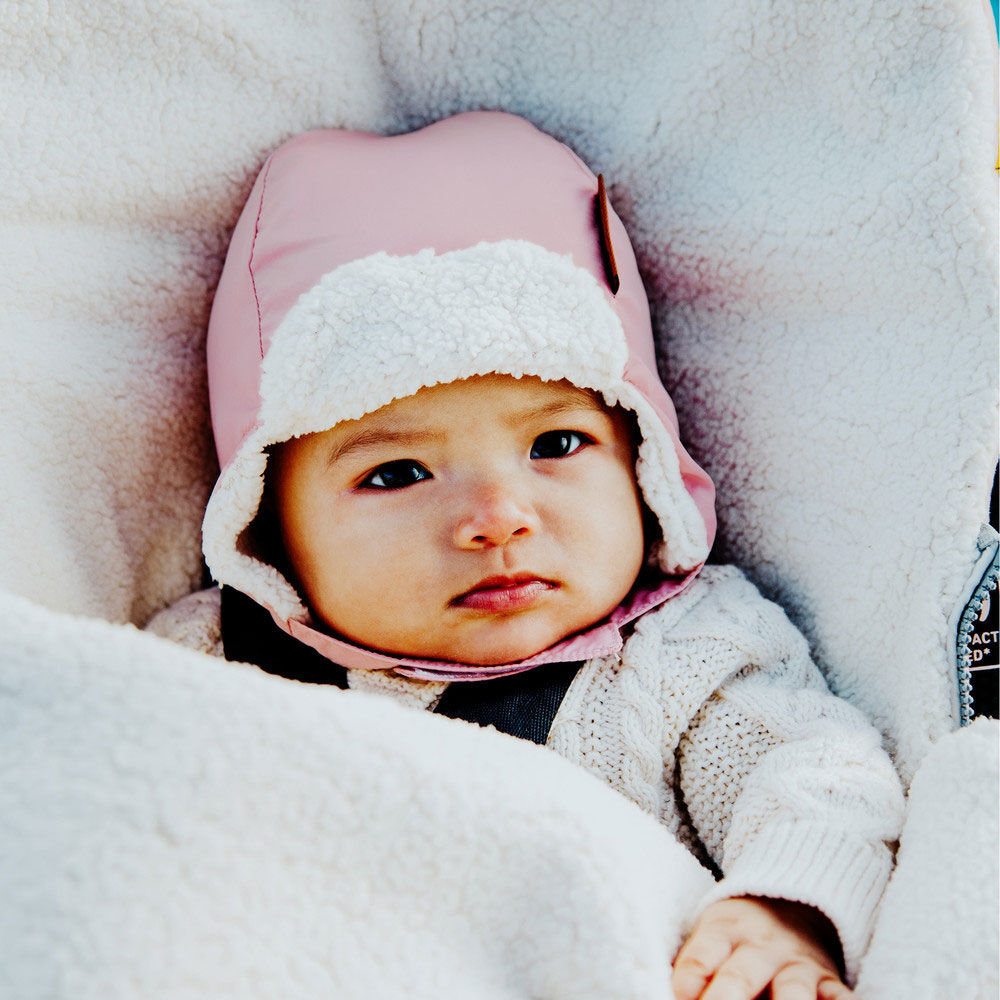JJ Cole Baby Bomber Hat Set 0 to 6 Months Blushed Pink