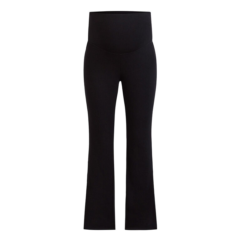 Motherhood - Rollover Wasitband Flare Pant - Black - L