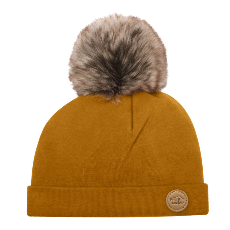 Petit Coulou - Tuque coton biologique - Ambre
