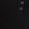 Motherhood - Long Sleeve Snap Henley Nursing Top - Black -L