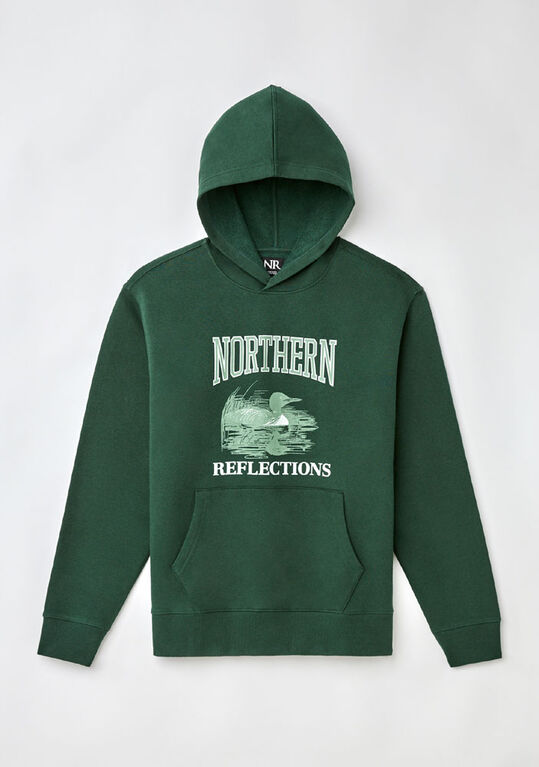 Northern Reflections Adult Heritage Loon Sweatshirt Green Northern Reflections Adult Heritage Loon Sweatshirt Green