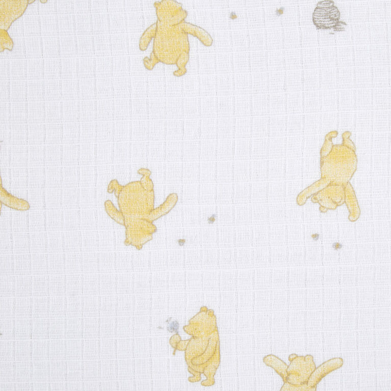 Muslin Swaddle Blk 4 Pack - Disney Winnie