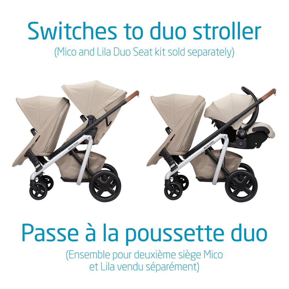 Maxi cosi double pram new arrivals