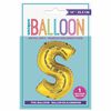 Ballons en forme de lettre or 14 " - S