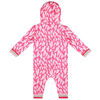 earth by art & eden - Shanna Coverall - Hooded Coverall - Powder Pink Multi, 12 Months