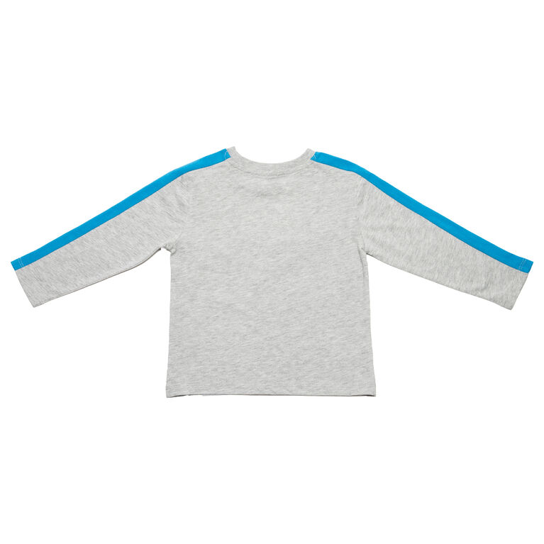 Cocomelon - Long Sleeve - Grey Heather & Blue  - Size 5T - Toys R Us Exclusive