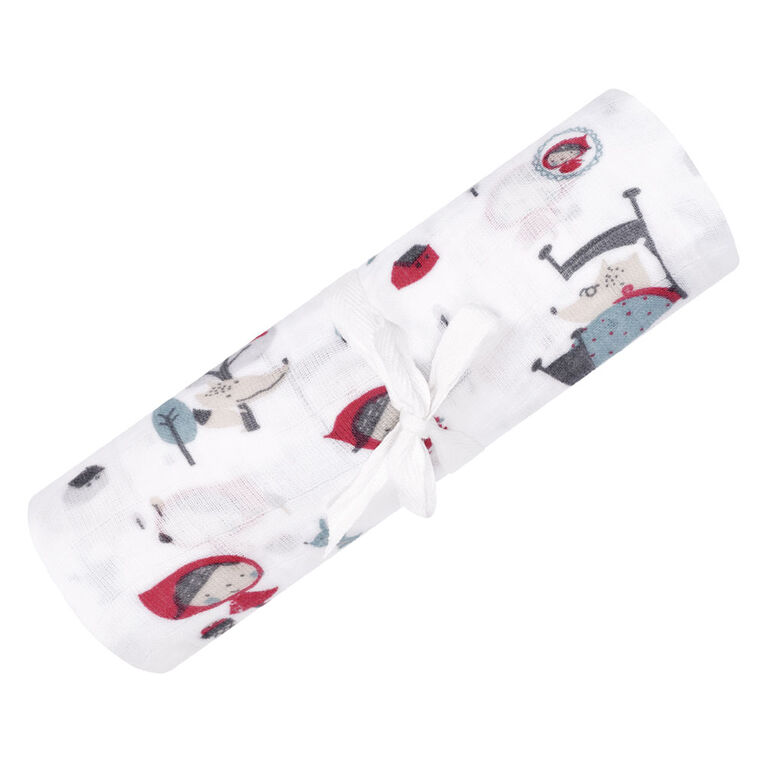 Perlimpinpin-Muslin blanket-Red riding hood