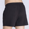 Motherhood Smocked Waist Short-Black-M