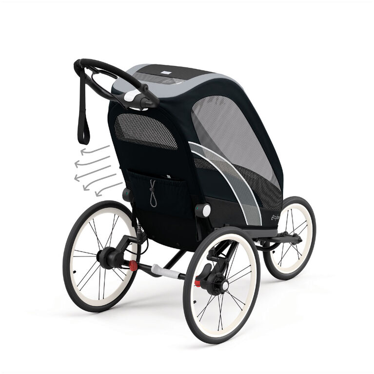 Cybex Zeno Trailer Seat Pack All Black