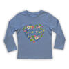 T-shirt à manches longues L'amitié est puissante - Violet - 2T