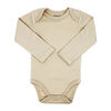Naturelle 4 Pack Long Sleeve Bodysuit: Beige 3M