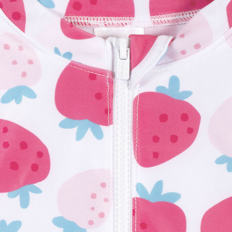 Gerber - Baby & Toddler Summer Blossom Rash Guard - 12 months