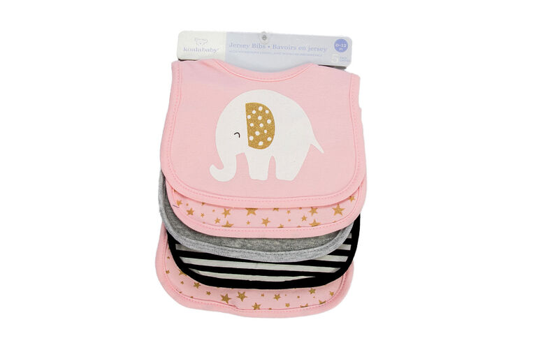 Emballage de 5 bavoirs en tricot de jersey Koala Baby.