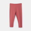 legging en coton biologique taille haute, 3-4a - rose