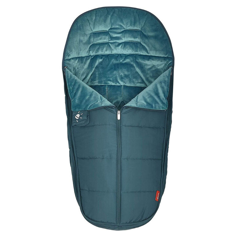 Diono All Weather Stroller Footmuff, Universal Fit from Baby to Toddler With Cozy Super Soft Padding, Weatherproof, Water Resistant Lining, Teal
