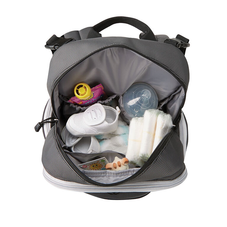 Jeep Adventurers Backpack Diaper Bag - Grey and Black
