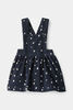Cord Overall Dress Navy 9-12M