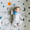 Red Rover - Cotton Muslin Swaddle Single - Sun Moon Stars - R Exclusive