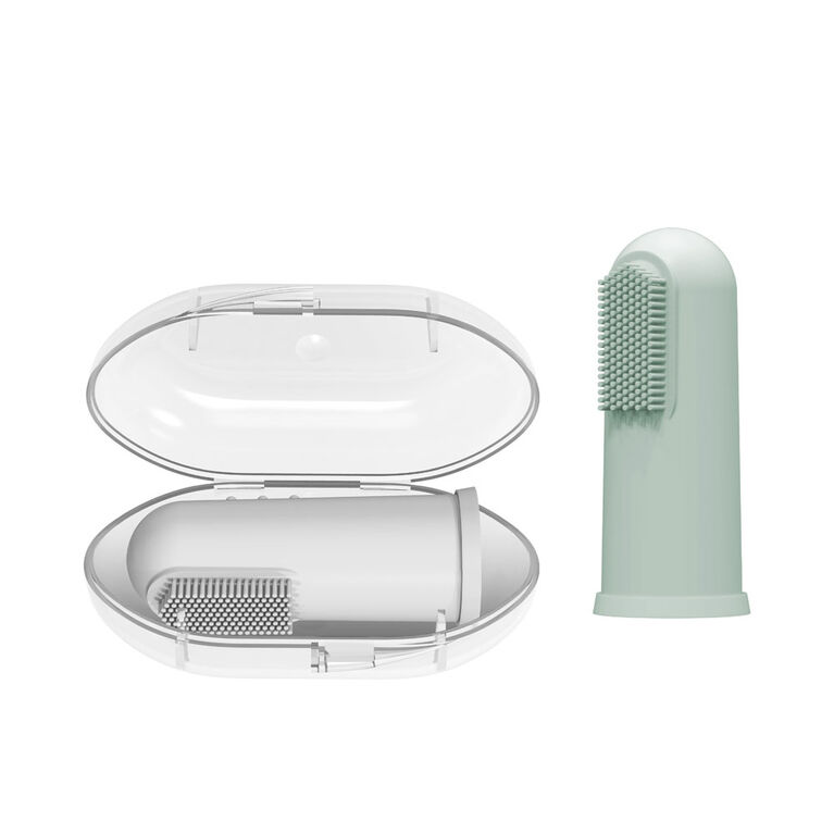 Dr. Brown's - Silicone Finger Toothbrush with Storage Case 2Pk